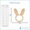 Wooden Bunny Face Frame 6"-24”, 1/8" Thick for Easter |Woodpeckers